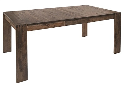 T-40-FJ Rustic Birch Wood Dining Table by Viebois