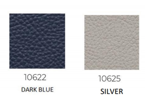 QUICK SHIP LEATHER DARK BLUE OR SILVER