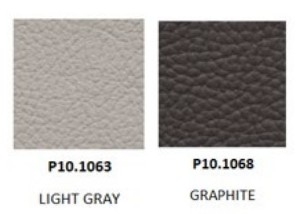 LEATHER SILVER OR GRAPHITE
