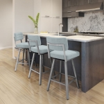 Phoebe Swivel Stool 41571 by Amisco Gallery