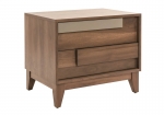 1500-01 Walnut Night Stand by Viebois